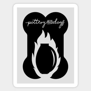 Pottery Kiln and Dogs Magnet